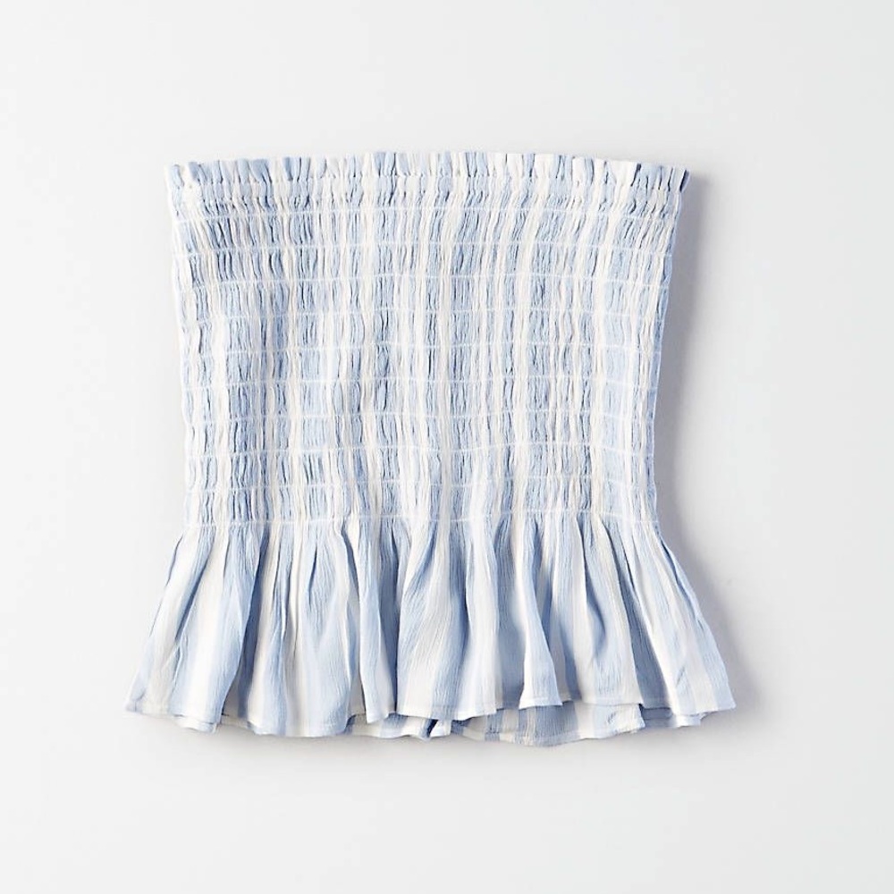 AMERICAN EAGLE SMOCKED TUBE TOP